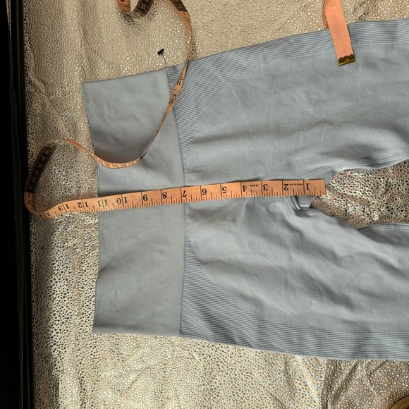 Set active light blue high rise seamless leggings M - Picture 10 of 11
